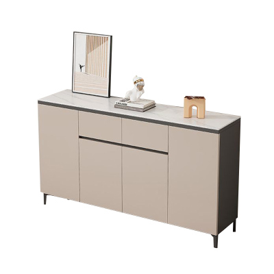 苏宁 质凡 现代简约厨房储物柜家用置物架餐边橱柜/ZF-CG020/1400*350*900mm