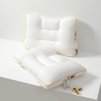 高档五星酒店大豆枕头枕芯护颈椎不塌陷不变形家用单人纯棉枕