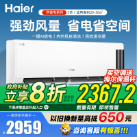 海尔(Haier)空调净省电2匹新一级能效省电壁挂式卧室空调挂机 KFR-48GW/E1-1