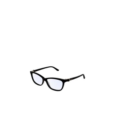 卡地亚(Cartier)几何框平光镜女款时尚百搭配饰赠品不售后太阳镜 黑色