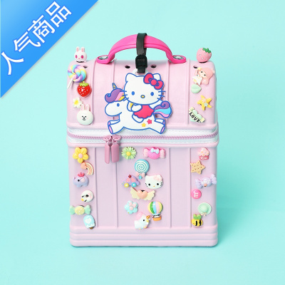 FENGHOU新款小班韩版女童幼儿园书包3-5岁儿童洞洞日本背包可爱宝宝公主学生书包