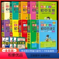 十本套装 初中通用 [正版]2024版pass绿卡图书图解速记初中物理全彩初中物理知识大全公式定律及要点透析初一初二初三