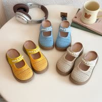 女童凉鞋夏季勃肯鞋波西米亚包头半拖鞋女夏外穿2026新款一脚蹬凉