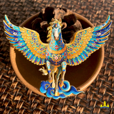 2026新款天马磁吸冰箱贴个性创意3d立体复古风金属磁贴特色高级感