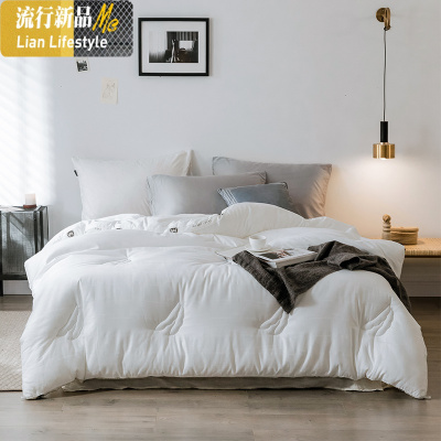 高品质棉大豆纤维被子单人双人春秋被学生宿舍棉被芯加厚保暖 三维工匠