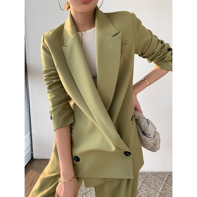 语娄气质休闲小西装套装女2020秋冬季韩版英伦风气质时尚职业西服外套2021西装