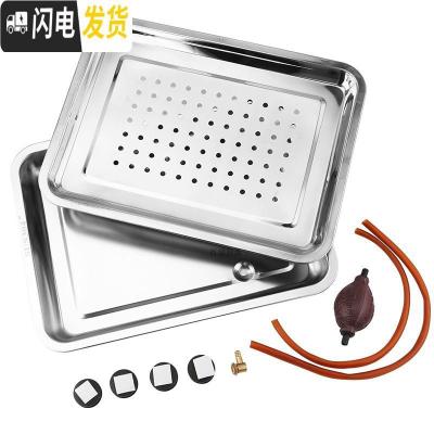 三维工匠带排水不锈钢茶盘加厚304 长方形茶池功夫茶具套装托盘家用茶托盘 304特厚茶盘60*40带排水