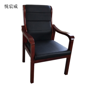 悦宸威会议椅现代椅子皮面靠背椅耳朵椅
