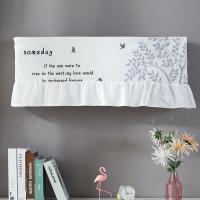 开机不取防尘挂机罩长方形1.5匹2P空调套盖巾 灰色树(送可拆卸内胆包) 1-1.5p(宽85-90cm以内)开机免取