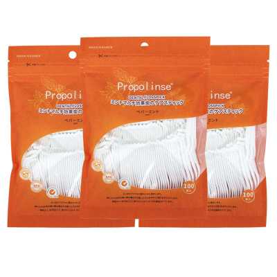 比那氏牙线超细牙线棒家用薄荷味便携装安全剔牙签