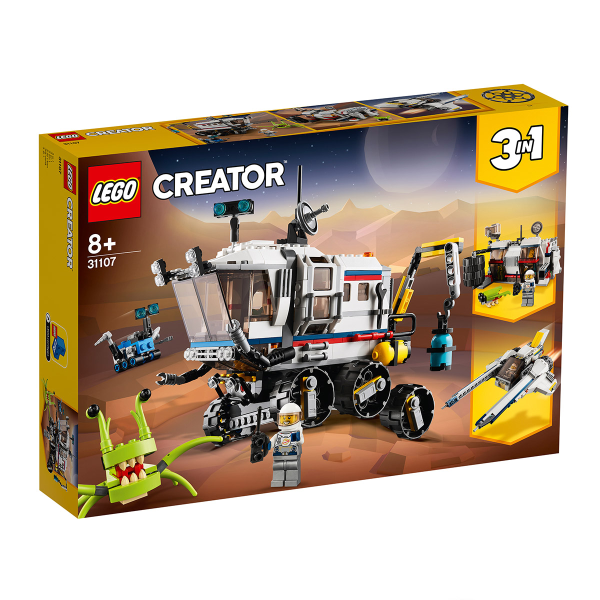 lego乐高创意百变系列太空探测车31107 男孩女孩8岁 生日礼物 玩具