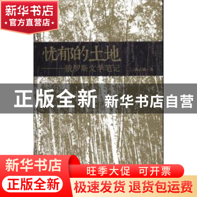 正版 忧郁的土地:俄罗斯文学笔记 陈占敏著 作家出版社 978750636