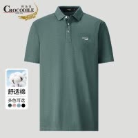 鳄鱼恤CROCODILE 夏季polo衫高档商务短袖衫男