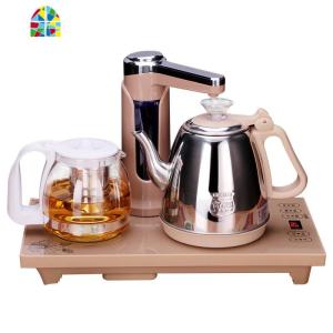 WJ-B388自动上水抽水式电热烧水壶泡茶具专用茶台一体套装 FENGHOU 升级款全自动宝马金
