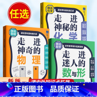 走进数理化 全3册 初中通用 [正版]漫画图解 初中数学物理化学 走进迷人的数与形 走进神奇的物理 走进神秘的化学 初中