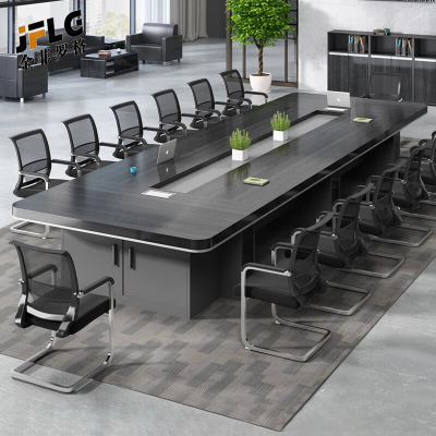金菲罗格会议桌长桌简约大型长条会议桌