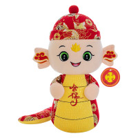 晋涵 花布宝宝蛇30cm