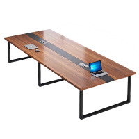 DXBG会议桌长桌简约现代工作台会议室长条桌办公桌椅组合2.4*1.2(米)
