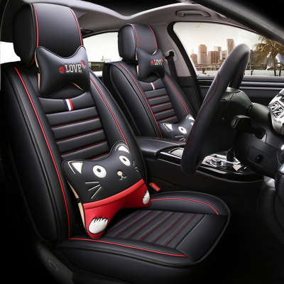 美帮汇电动汽车座套奇瑞EQ1 小蚂蚁400瑞虎3e四季通用亚麻全包坐垫