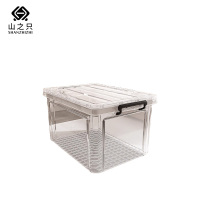 山之只 透明塑料收纳盒 75.5*51.5*43cm 个