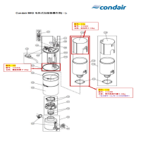 condair康迪排水泵MK5 Process 24(MK5分解图号201)