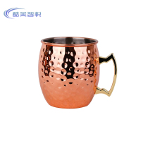 酷美智悦 500ml不锈钢马克杯锤点 KM-JZ235 个