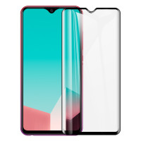 [买2送手机壳]轻万适用vivoiqoo钢化膜全屏玻璃贴膜丝印黑色高清手机保护膜IQOO