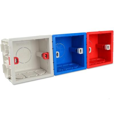  86型暗盒开关盒接线盒插座底盒暗装开关盒子暗线盒预埋线盒电线