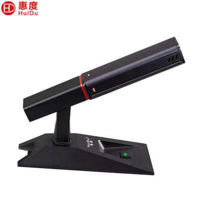 惠度(HuiDu)GLE-400b专业有线手拉手麦克风视像自动追踪数字会议讨论系统桌面式方管话筒代表麦
