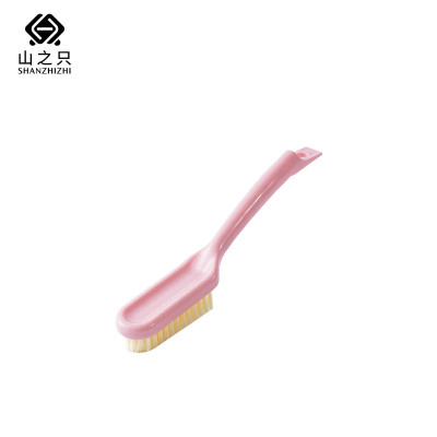 山之只 长柄鞋刷 粉色 把