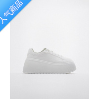 SUNTEK女鞋2023年春季新款松糕厚底小白鞋增高休闲运动鞋百搭板鞋女潮