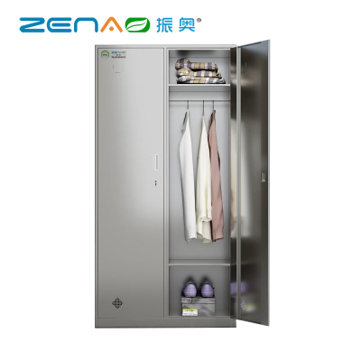 振奥 201不锈钢更衣柜员工储物柜多门柜寄存包柜鞋柜/台(二门201不锈钢)
