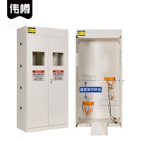 伟樽气瓶柜白色双瓶无报警器900*450*1900mm台