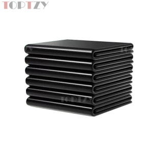 toptzy TZ5071226 垃圾袋家用平口式黑色垃圾袋 60*80cm 50只装