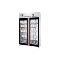 臻远ZY4042914 商用消毒柜双门立式餐具保洁柜臭氧红外线紫外线消毒