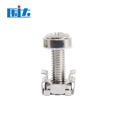 围达 机柜螺丝套装 M6*16镀镍 包