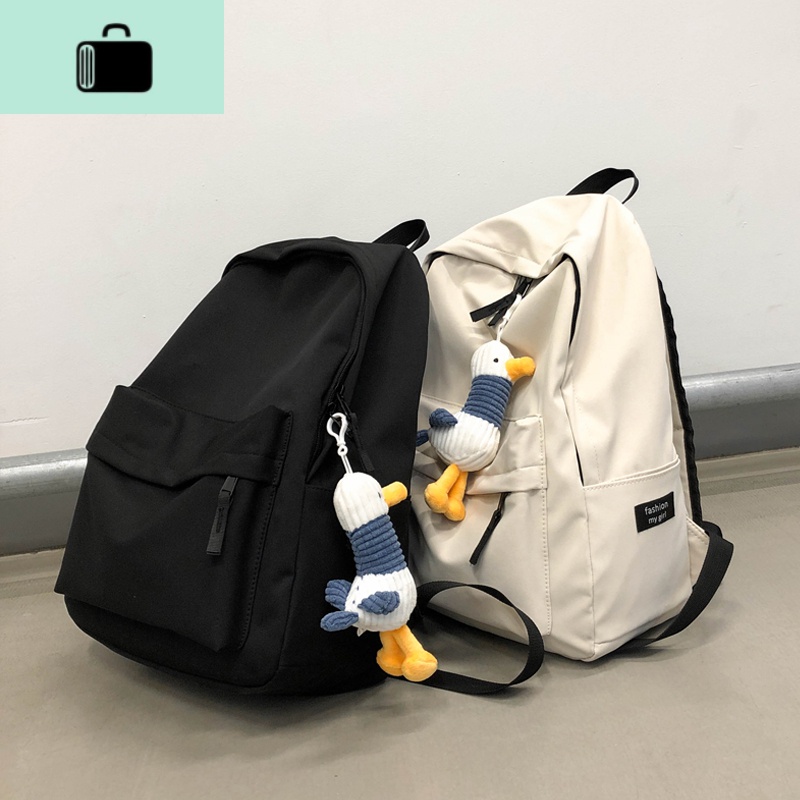 书包韩版原宿ulzzang女韩版高中学生初中生百搭ins风男背包双肩包NEW LAKE