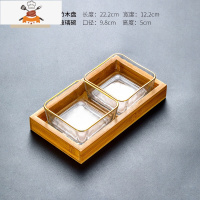 敬平调味碟蘸料碟家用吐骨碟调料碗酱料酱油醋碟小菜碟玻璃小碟子盘子