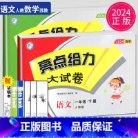 [正版]2024版亮点给力大试卷一年级下册语文数学一下全套人教版RJ苏教版SJ江苏小学1年级下学期同步训练单元测试卷期中