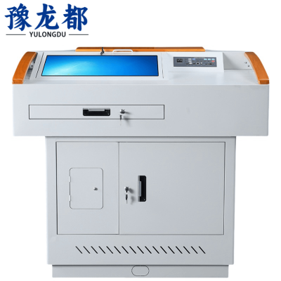 豫龙都讲台木面张