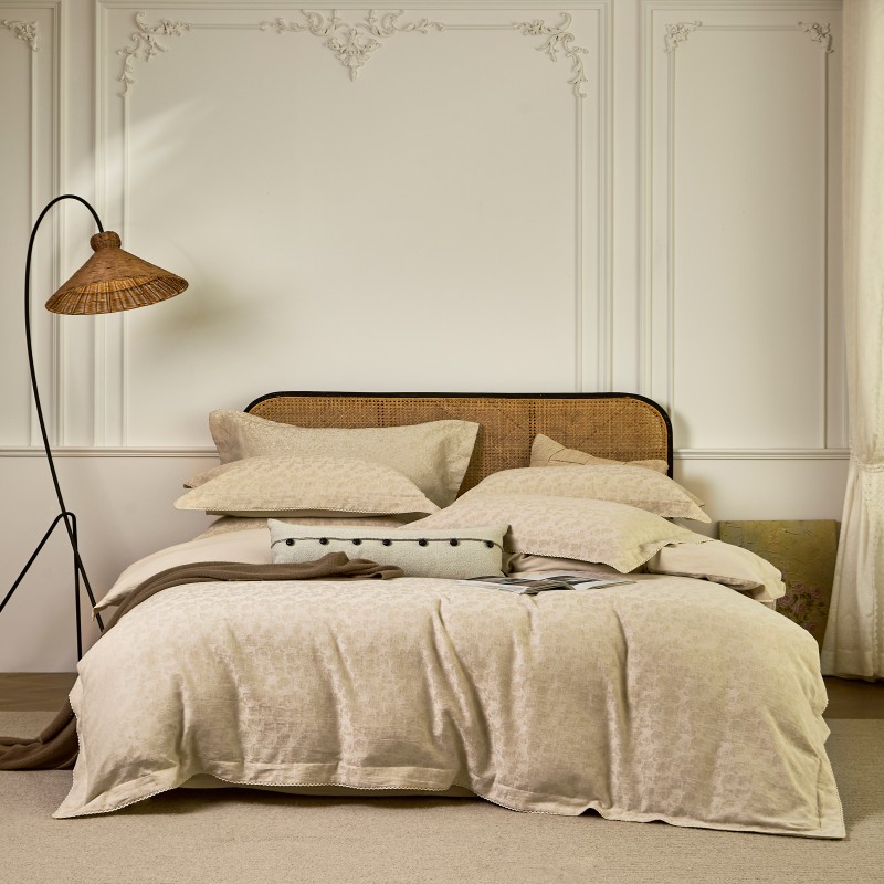 汉司家纺 HANSI-69 棉麻四件套 220*240cm (计价单位:套) 瑰寐