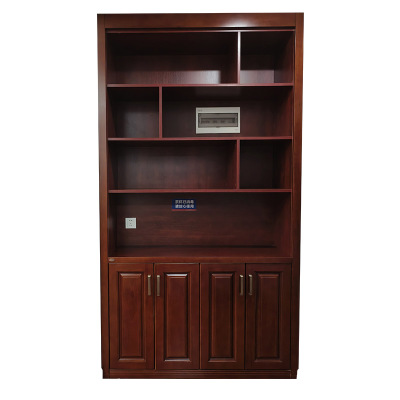 广亿隆文件柜橡木茶水高柜办公柜
