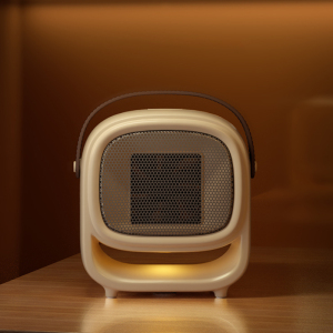 卡蛙桌面暖风机小型办公室桌下烤火炉节能小太阳电暖气取暖器家用