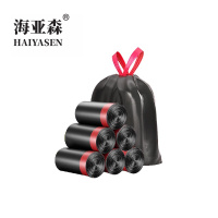 海亚森 M1011 抽绳垃圾袋45*50cm 20L 单面1.5S 30只/卷 垃圾袋(计价单位:卷)黑色