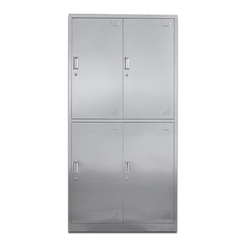 昀物不锈钢衣柜四门台