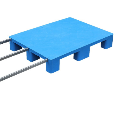 宁储 塑料托盘 平板九脚托盘 80*60*14cm+3钢 张