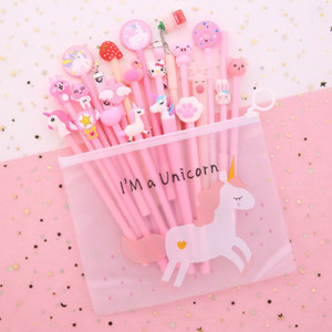 林檎少女心中性笔套装生日儿童韩式小清新可爱学生用创意萌卡通女套装文具网红笔20只装送女朋友老婆生日礼物送女朋友老婆情人节