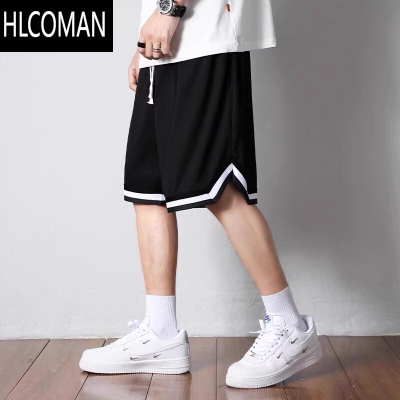 HLCOMAN运动短裤男款夏季美式篮球裤衩冰丝速干五分中裤男士宽松休闲裤子