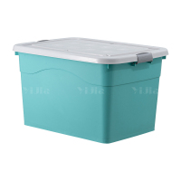 翌嘉YJ3111309 塑料收纳箱衣服整理箱杂物储物箱子 150L绿色