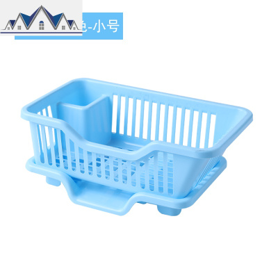 家用沥水碗柜厨房碗盘碟勺筷餐具收纳箱盒密封防尘防蟑螂塑料碗架 三维工匠收纳层架